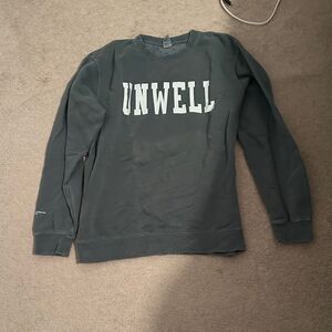 Unwell sweatshirt Call Her Daddy Green/Grey Medium New